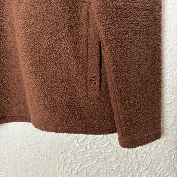 Free Fly Men's Bamboo Sherpa Fleece 1/4 Zip Pullover Cozy Outdoorsy Size Large - Picture 3 of 6